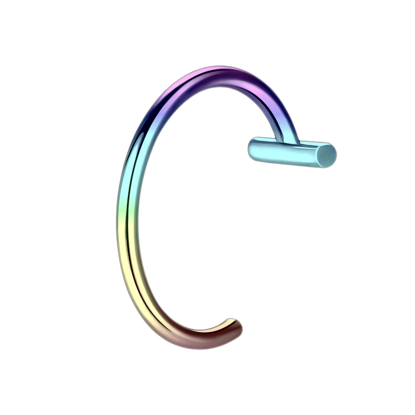 Surgical Steel Fake Lip Ring in Classic Style