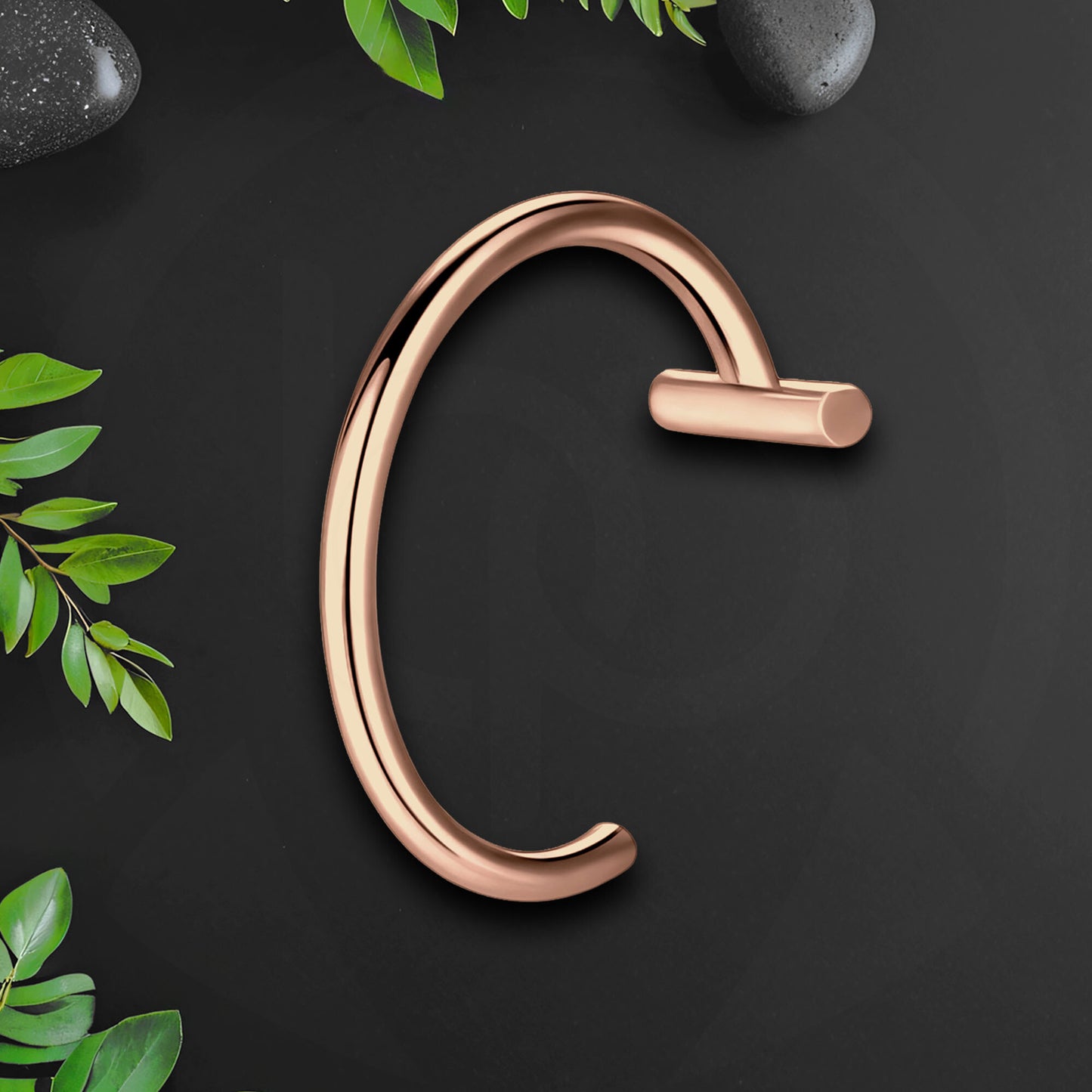 Surgical Steel Fake Lip Ring in Classic Style
