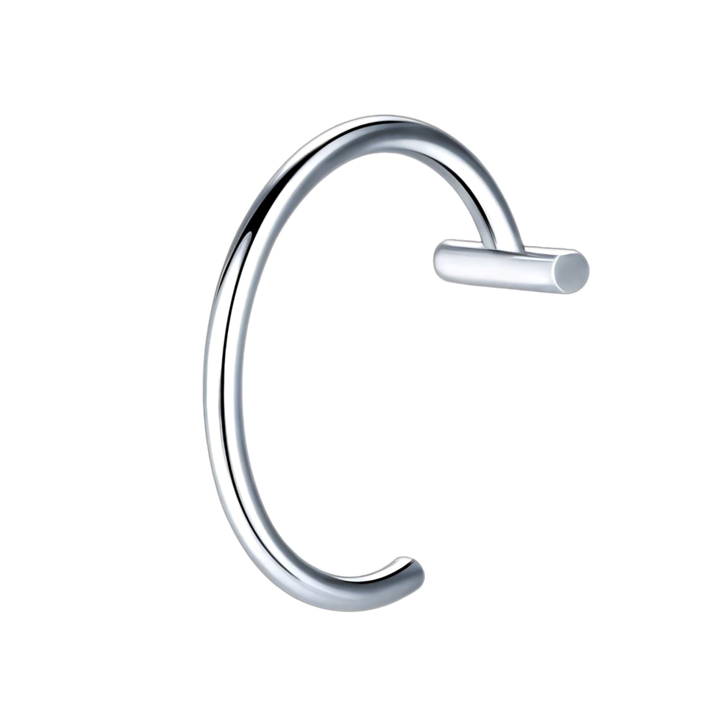 Surgical Steel Fake Lip Ring in Classic Style