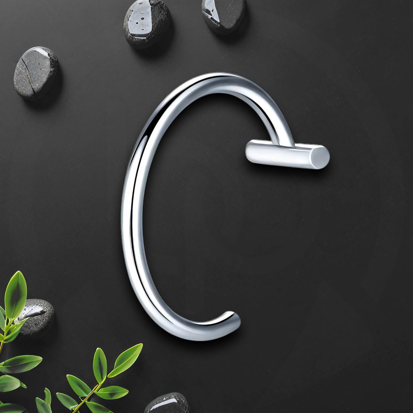 Surgical Steel Fake Lip Ring in Classic Style