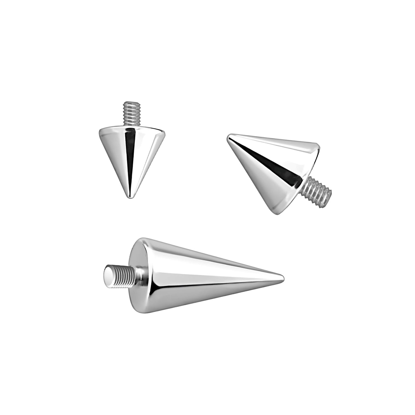 Titanium Spike Tops for Internally Threaded Barbell Bars