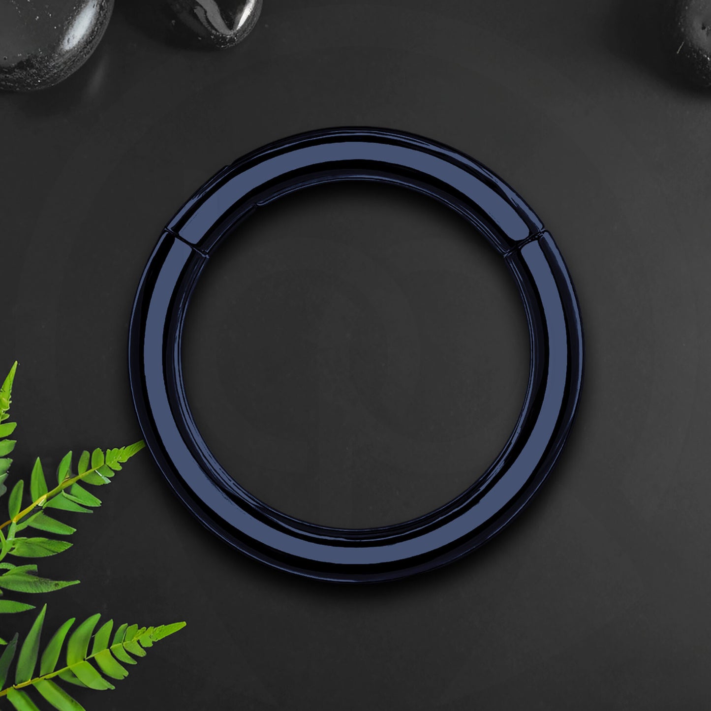 Titanium Clicker Ring in Classic Simple Style