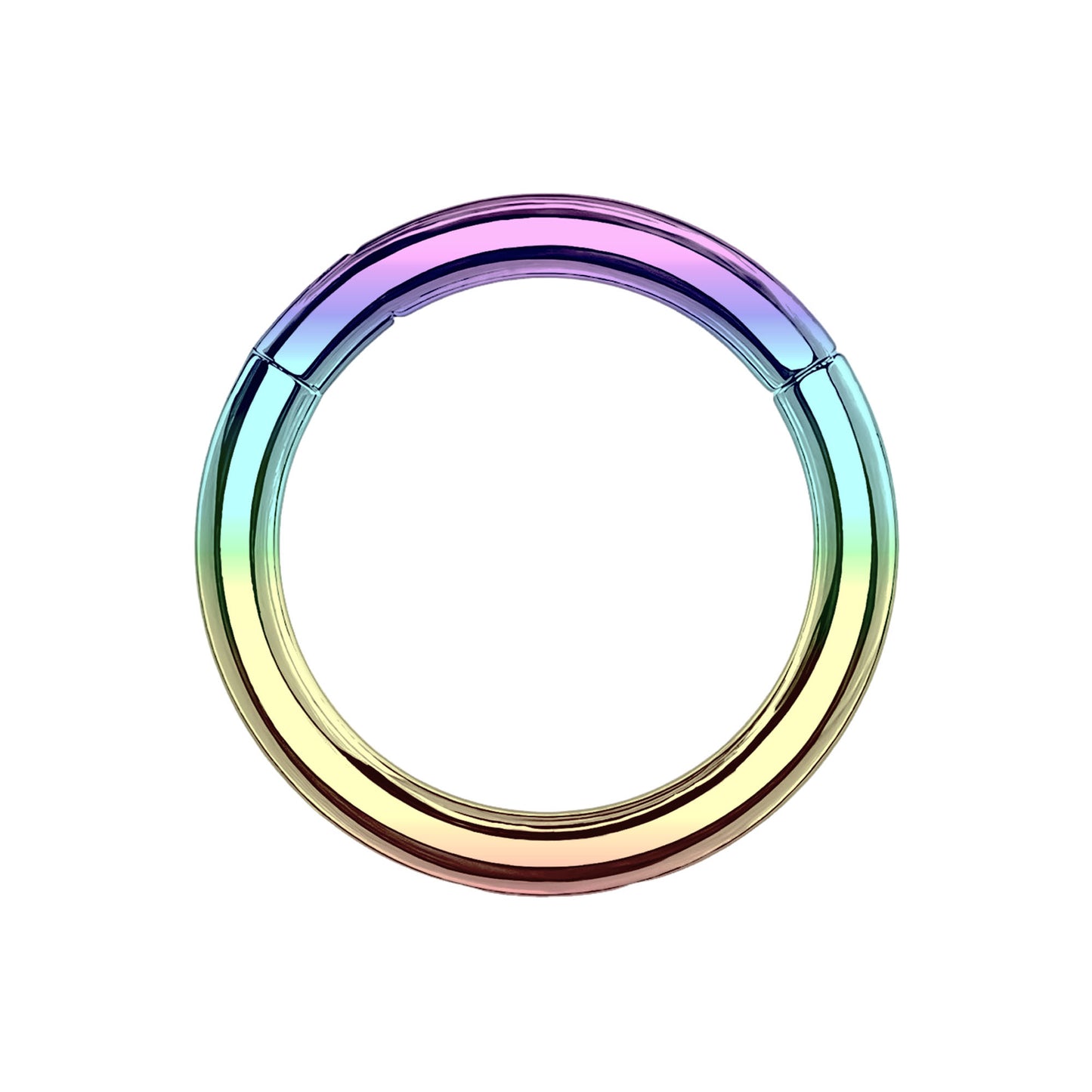 Titanium Clicker Ring in Classic Simple Style