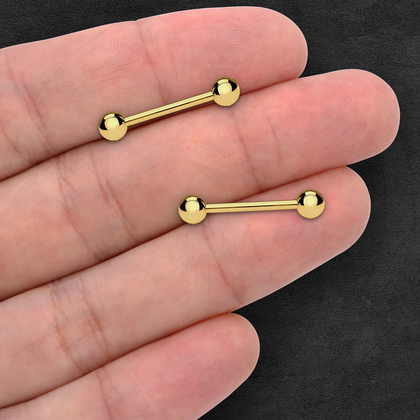Surgical Steel Nipple Jewelry in Classic Minimalist Style