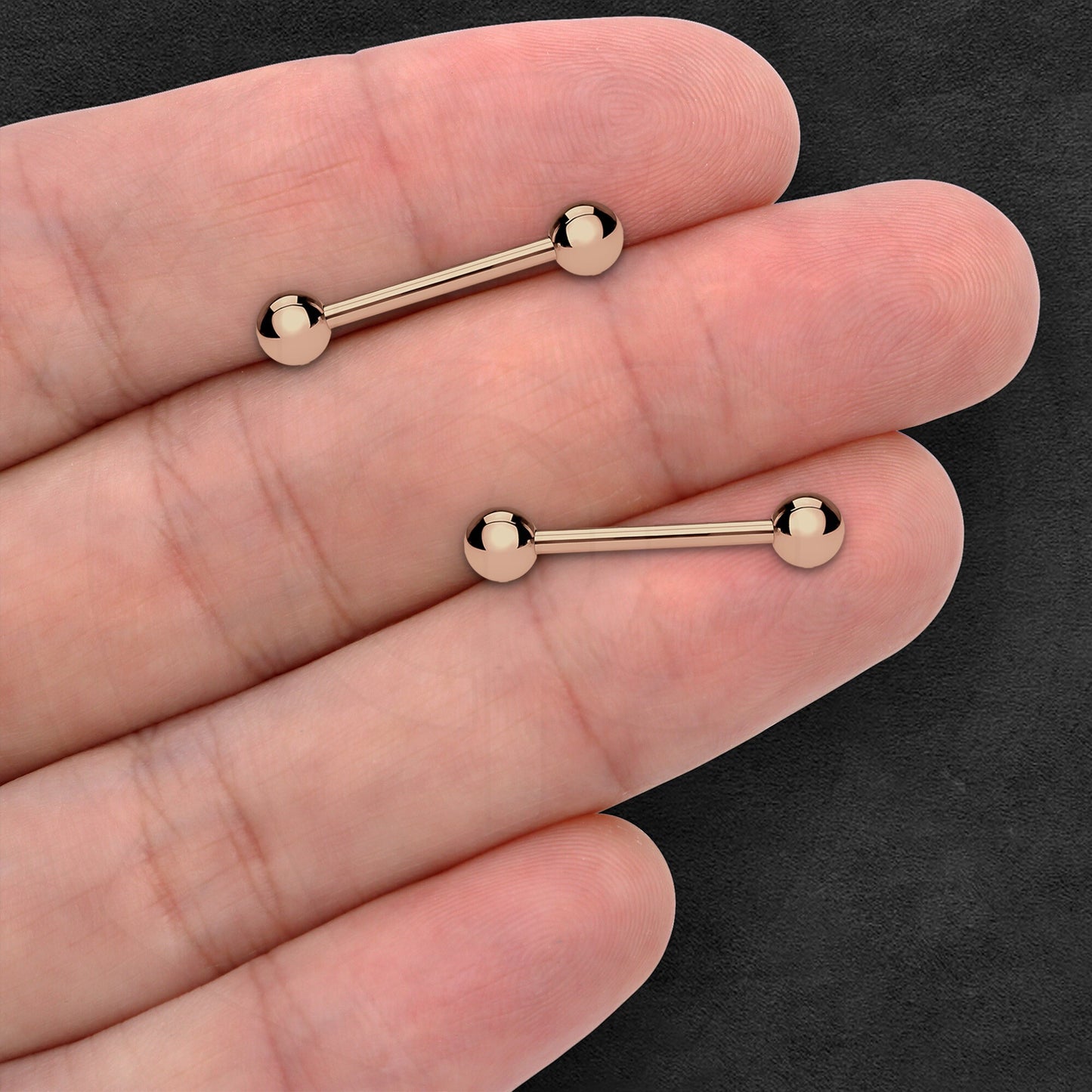 Surgical Steel Nipple Jewelry in Classic Minimalist Style
