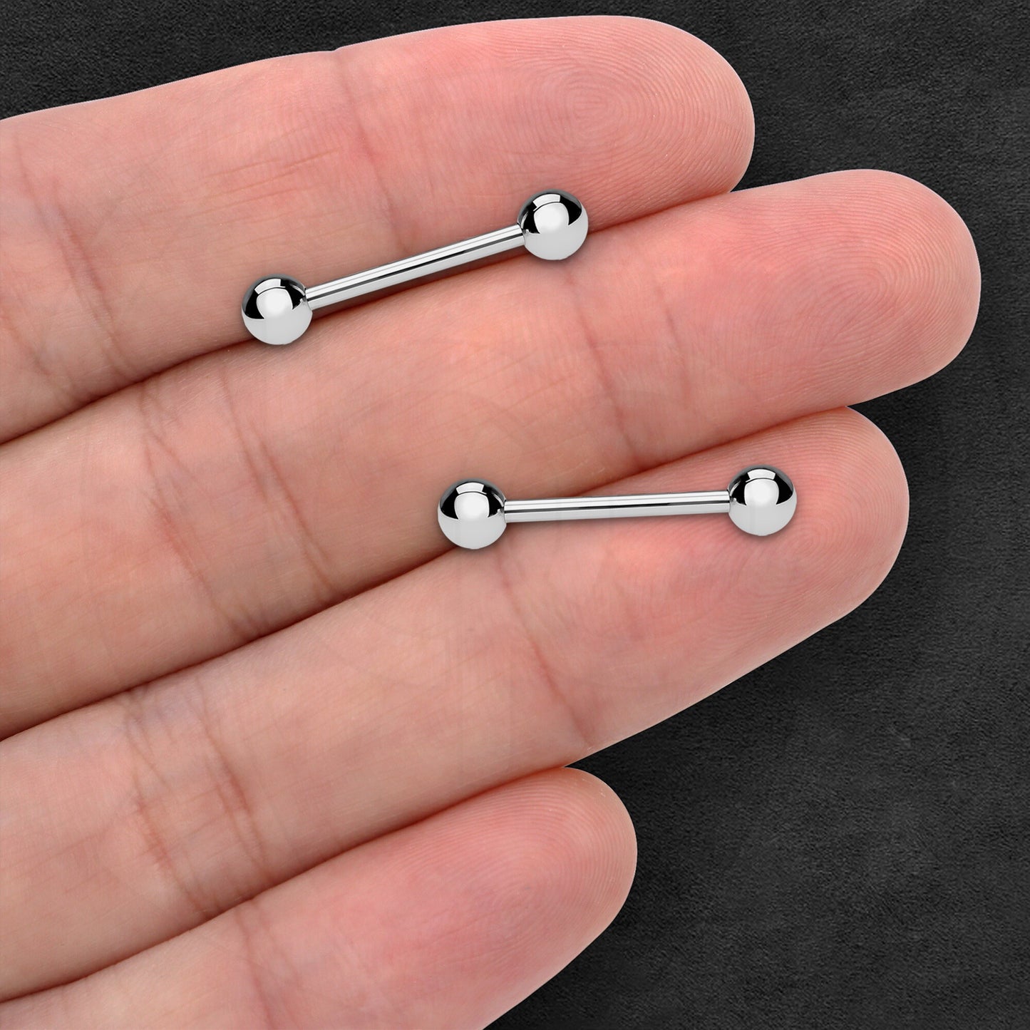 Surgical Steel Nipple Jewelry in Classic Minimalist Style