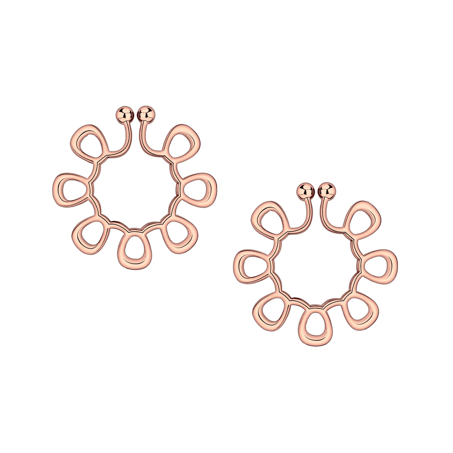 Gold Plated Nipple Clips in Modern Style