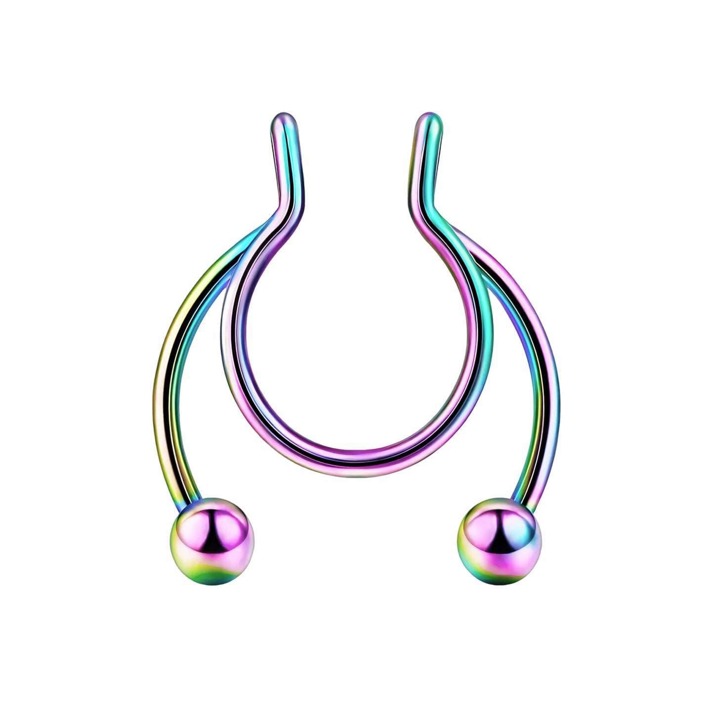 Surgical Steel Septum Cuff with Classic Balls