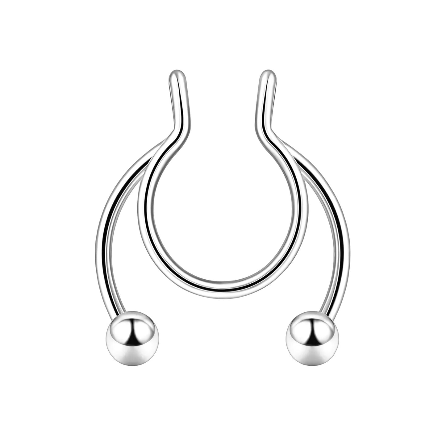 Surgical Steel Septum Cuff with Classic Balls