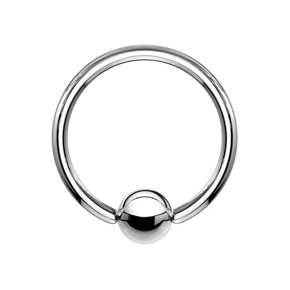 Titanium Captive Bead Ring in Classic Minimalist Style