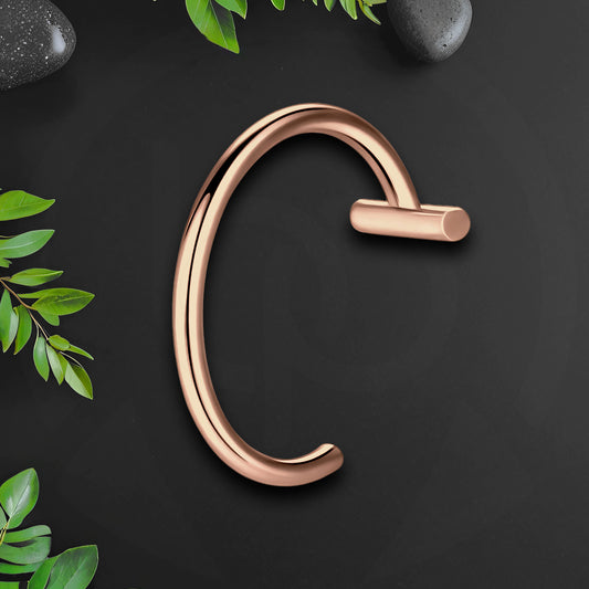 Surgical Steel Fake Lip Ring in Classic Style
