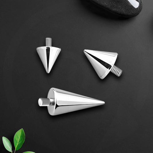 Titanium Spike Tops for Internally Threaded Barbell Bars