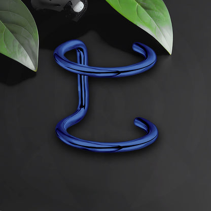 Surgical Steel Ear Cuff with Double Hoops