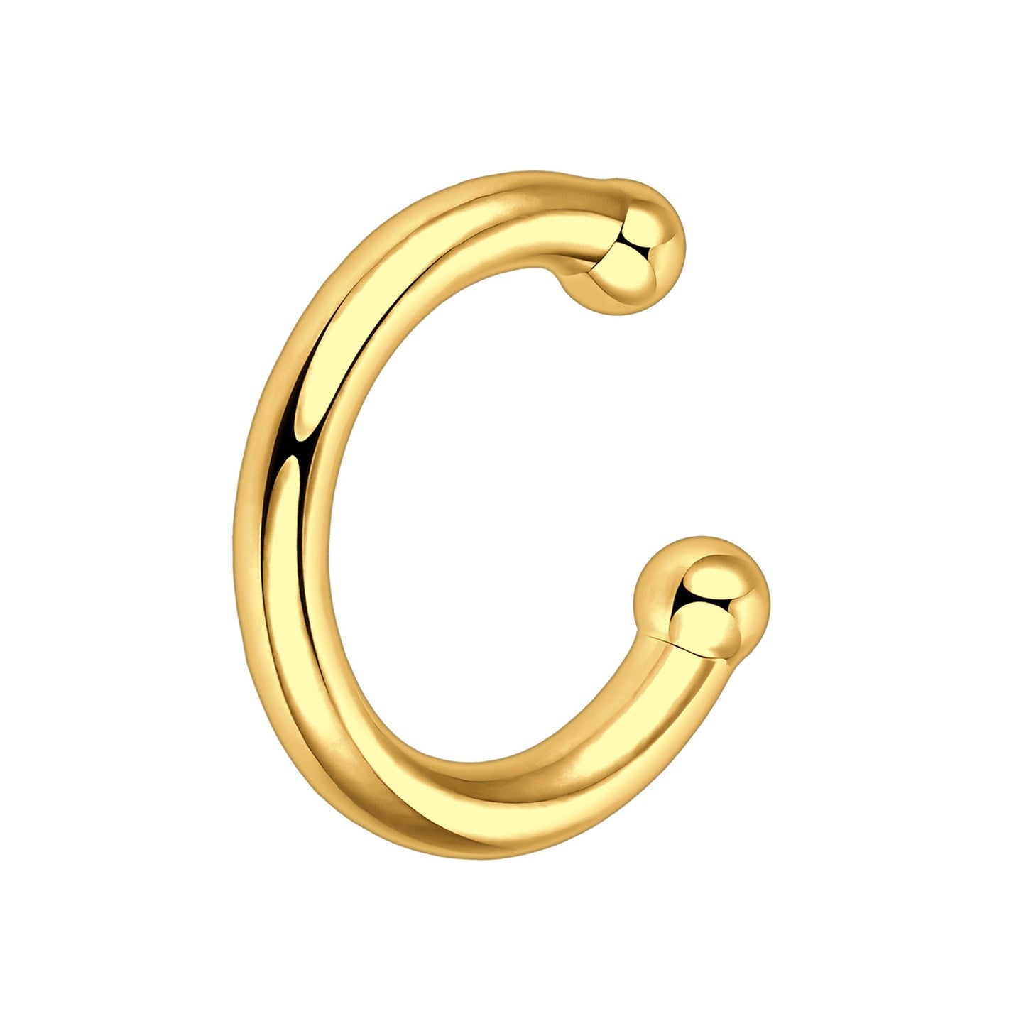 Gold Plated Ear Cuff in Classic Style