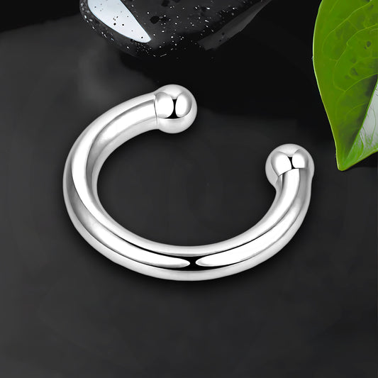 Platinum Plated Ear Cuff in Classic Style