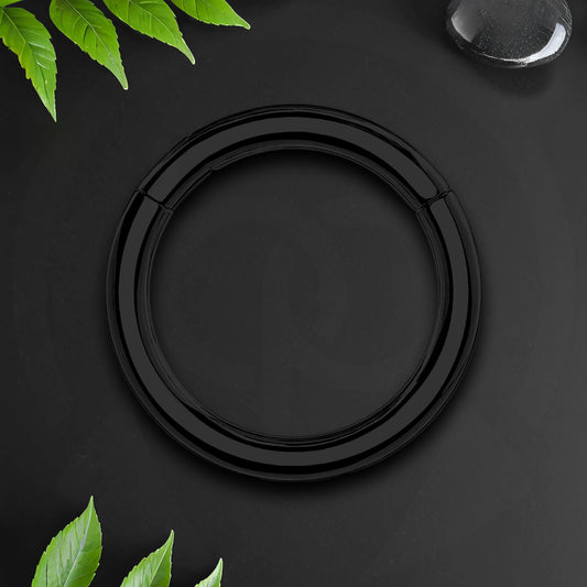 Titanium Clicker Ring in Classic Simple Style