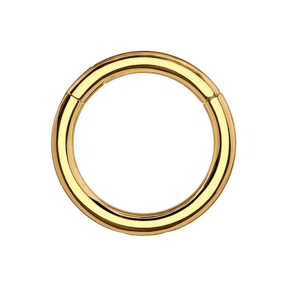 Titanium Clicker Ring in Classic Simple Style