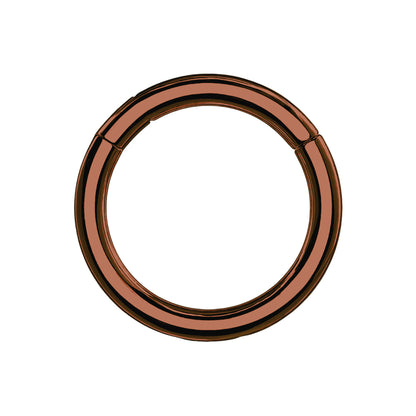 Titanium Clicker Ring in Classic Simple Style