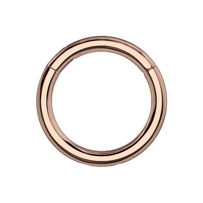 Titanium Clicker Ring in Classic Simple Style