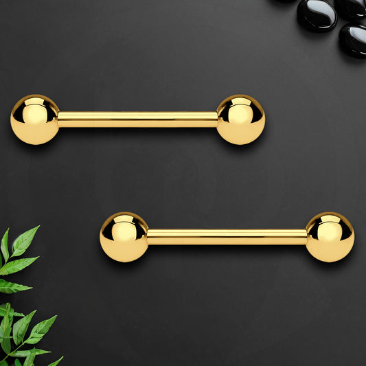 Surgical Steel Nipple Jewelry in Classic Minimalist Style