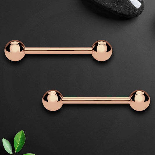Surgical Steel Nipple Jewelry in Classic Minimalist Style