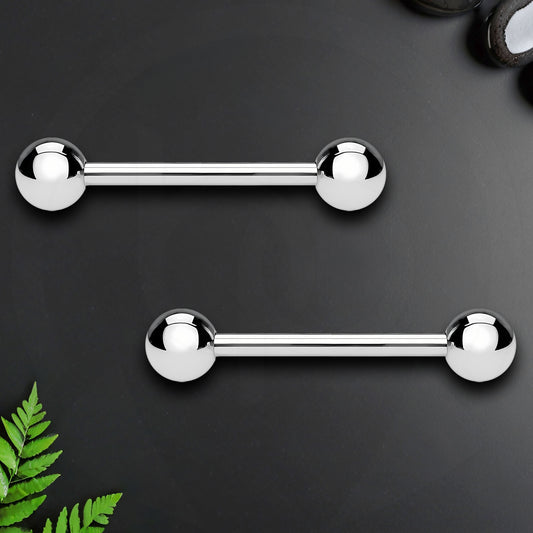 Surgical Steel Nipple Jewelry in Classic Minimalist Style