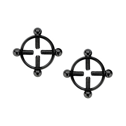 Surgical Steel Nipple Clips in Round Shape with Screws