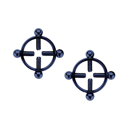 Surgical Steel Nipple Clips in Round Shape with Screws