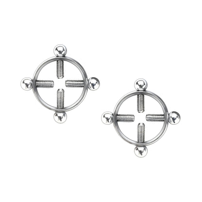Surgical Steel Nipple Clips in Round Shape with Screws