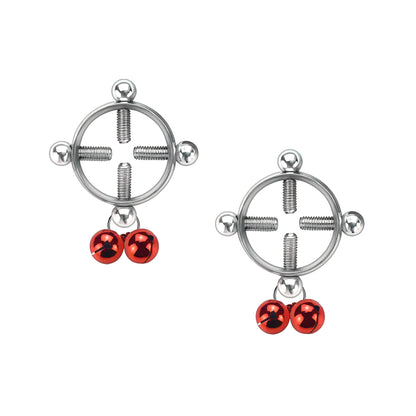 Surgical Steel Nipple Clips in Round Shape with Bells