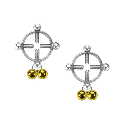 Surgical Steel Nipple Clips in Round Shape with Bells
