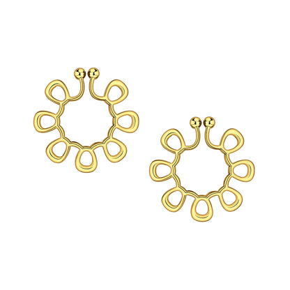 Gold Plated Nipple Clips in Modern Style