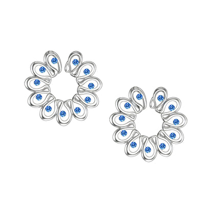 Silver Plated Nipple Clips in Modern Style with Zirconia