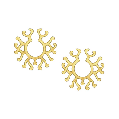 Gold Plated Nipple Clips in Modern Style