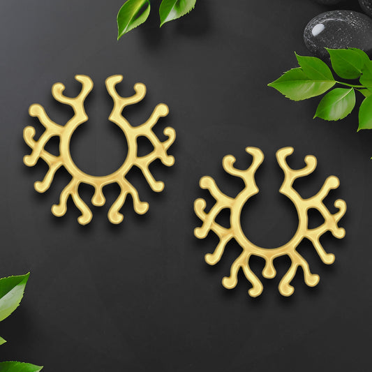 Gold Plated Nipple Clips in Modern Style