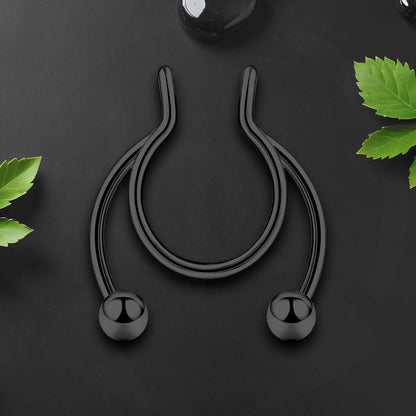 Surgical Steel Septum Cuff with Classic Balls