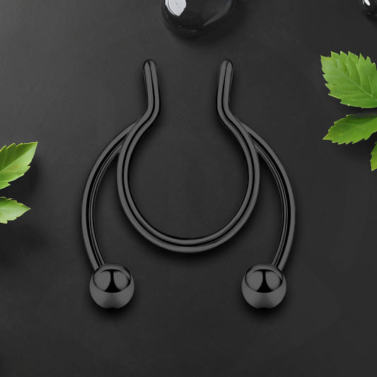 Surgical Steel Septum Cuff with Classic Balls