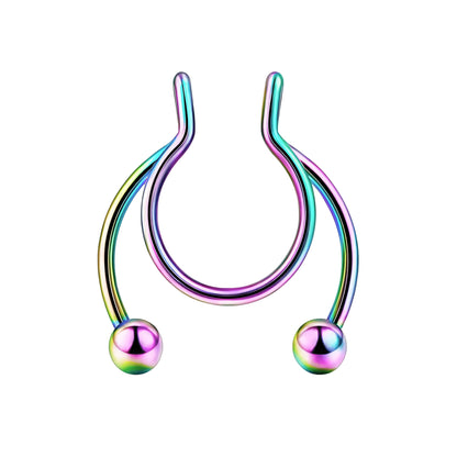 Surgical Steel Septum Cuff with Classic Balls