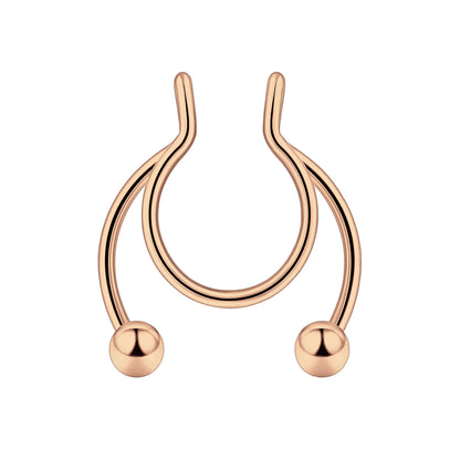 Surgical Steel Septum Cuff with Classic Balls