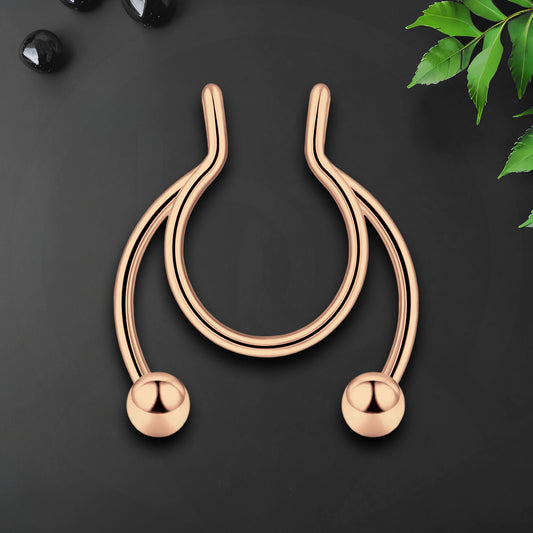 Surgical Steel Septum Cuff with Classic Balls