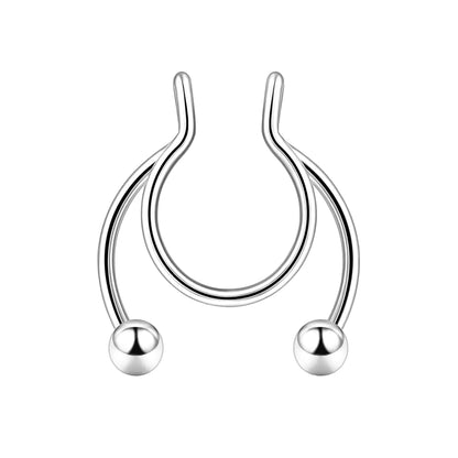 Surgical Steel Septum Cuff with Classic Balls