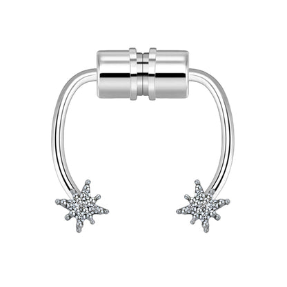 Surgical Steel Septum Clip with Stars
