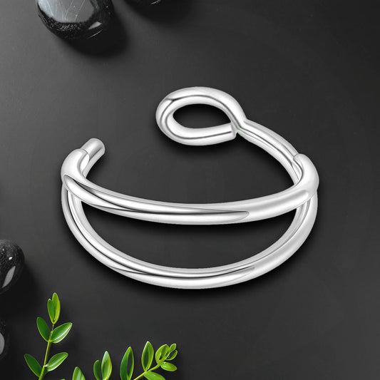 Surgical Steel Fake Ring with Double Hoops